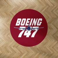 Thumbnail for Amazing Boeing 747 Designed Carpet & Floor Mats (Round)