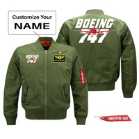 Thumbnail for Amazing Boeing 747 Designed Pilot Jackets (Customizable)