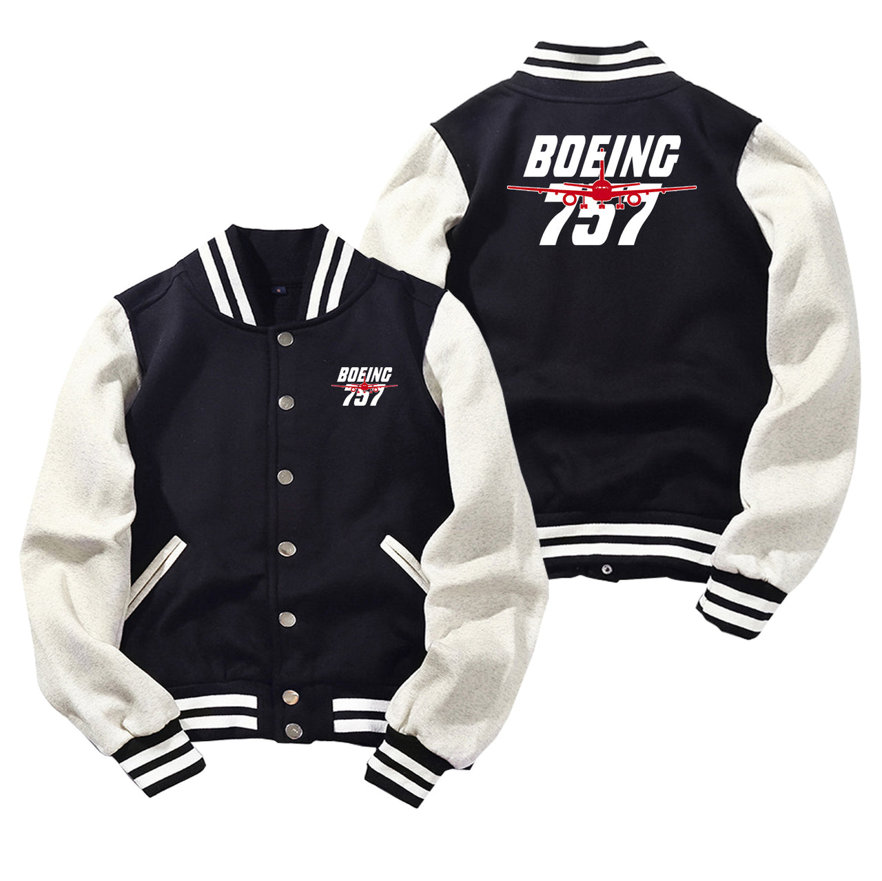 Amazing Boeing 757 Designed Baseball Style Jackets