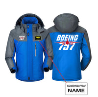 Thumbnail for Amazing Boeing 757 Designed Thick Winter Jackets