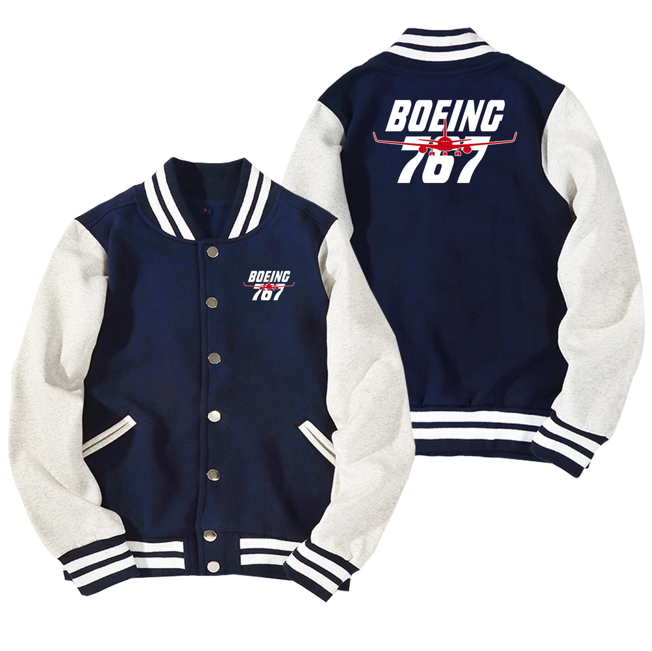 Amazing Boeing 767 Designed Baseball Style Jackets