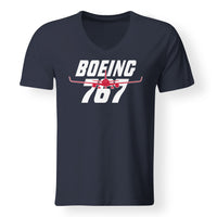Thumbnail for Amazing Boeing 767 Designed V-Neck T-Shirts
