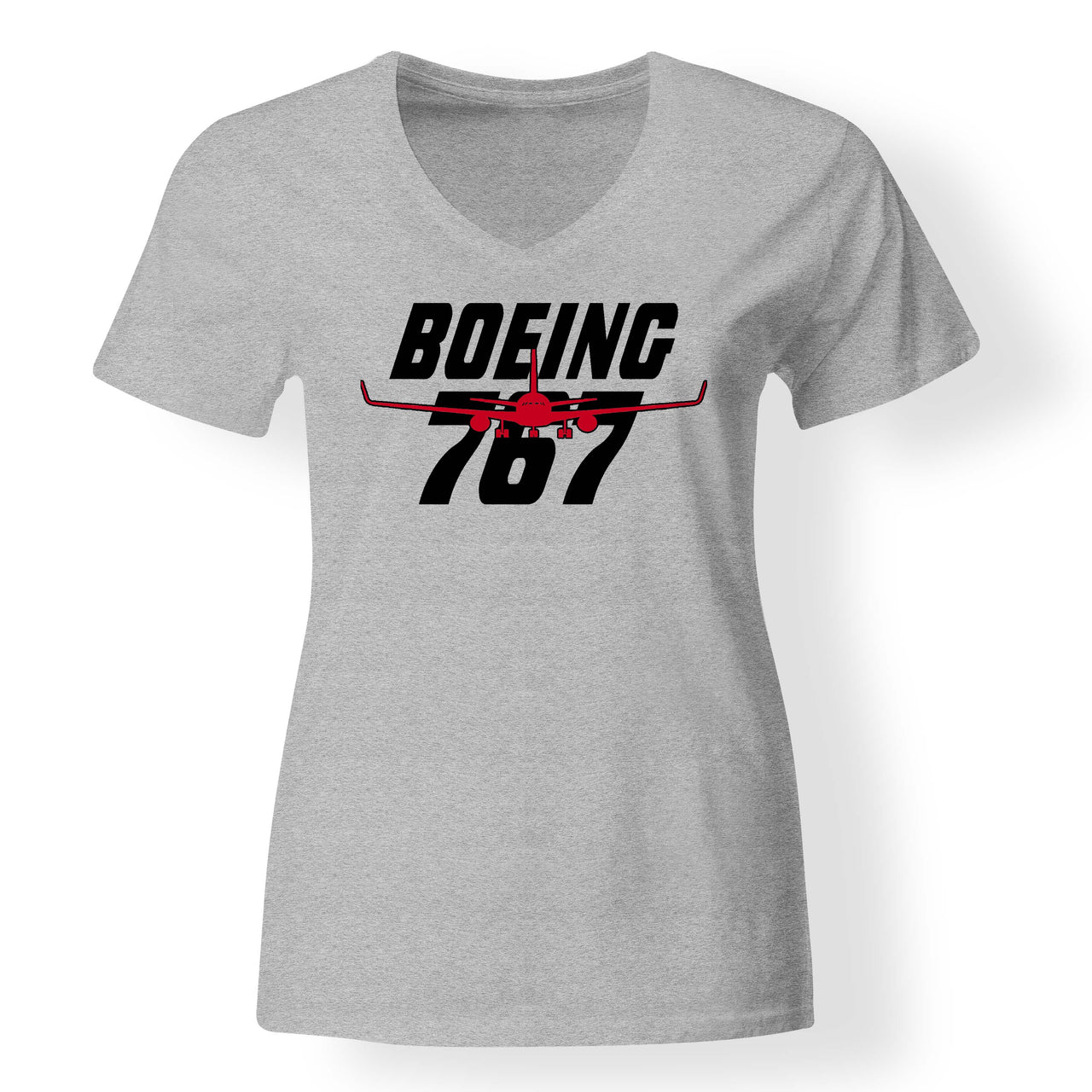 Amazing Boeing 767 Designed V-Neck T-Shirts