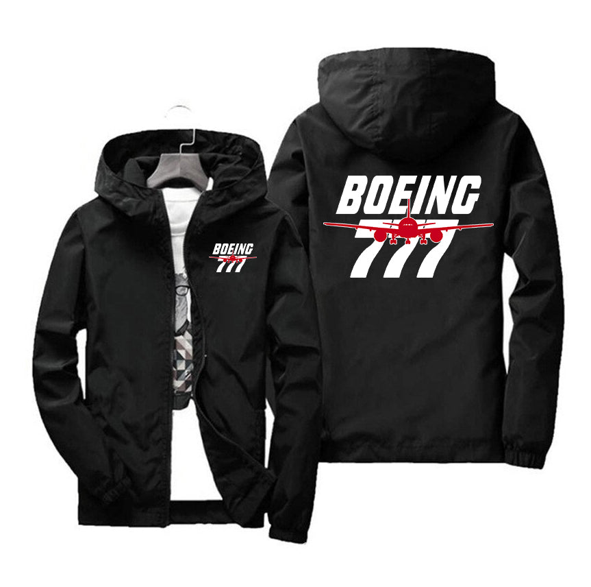 Amazing Boeing 777 Designed Windbreaker Jackets