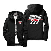 Thumbnail for Amazing Boeing 777 Designed Windbreaker Jackets