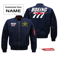 Thumbnail for Amazing Boeing 777 Designed Pilot Jackets (Customizable)