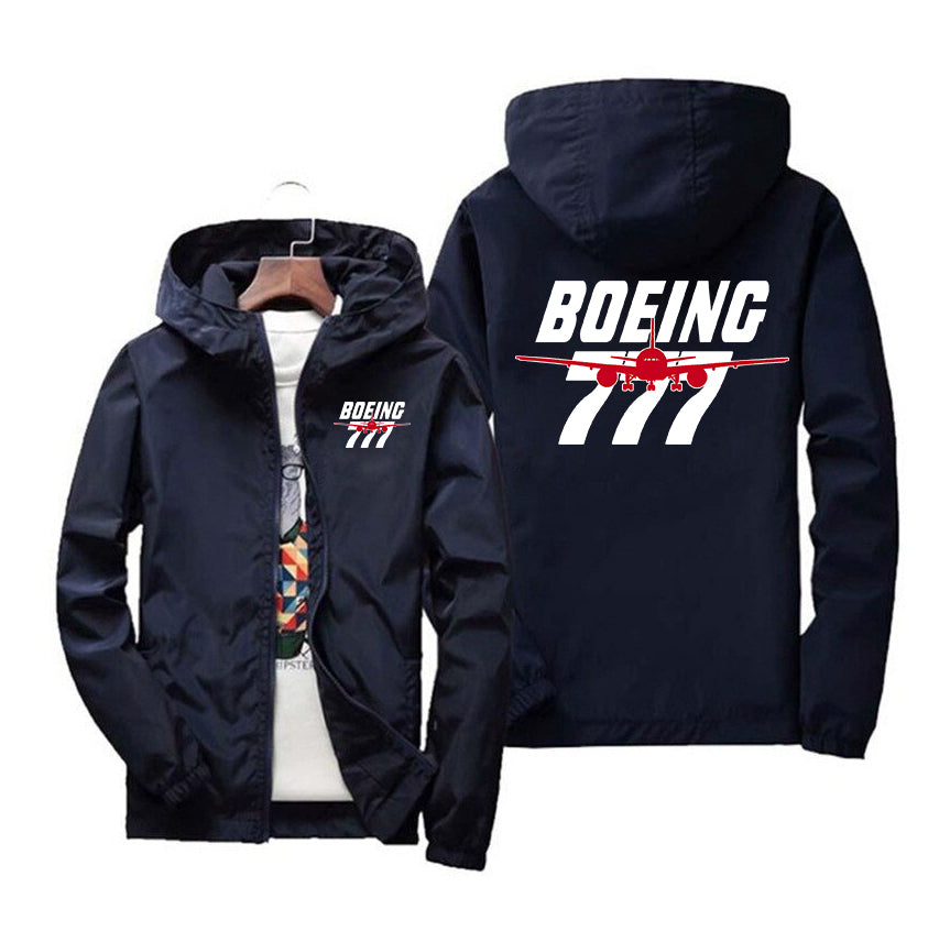 Amazing Boeing 777 Designed Windbreaker Jackets