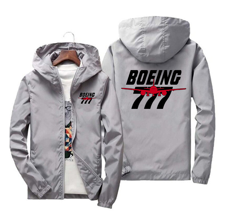 Amazing Boeing 777 Designed Windbreaker Jackets