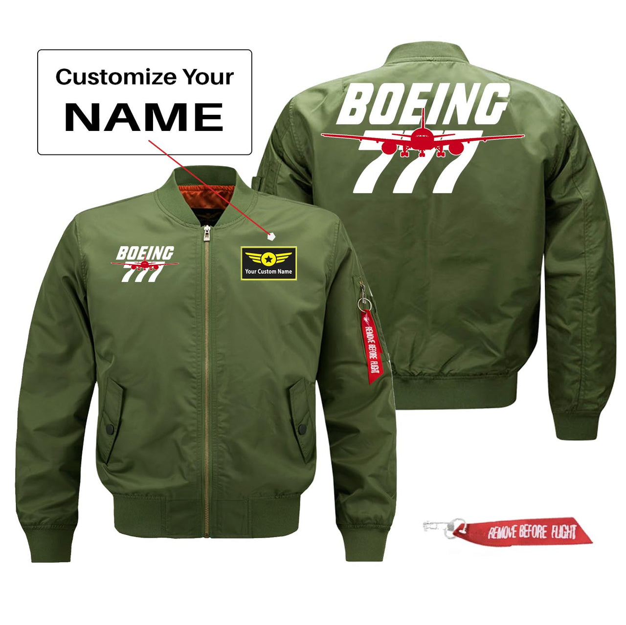 Amazing Boeing 777 Designed Pilot Jackets (Customizable)