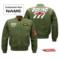 Thumbnail for Amazing Boeing 777 Designed Pilot Jackets (Customizable)