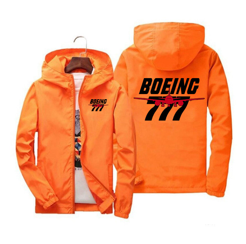 Amazing Boeing 777 Designed Windbreaker Jackets