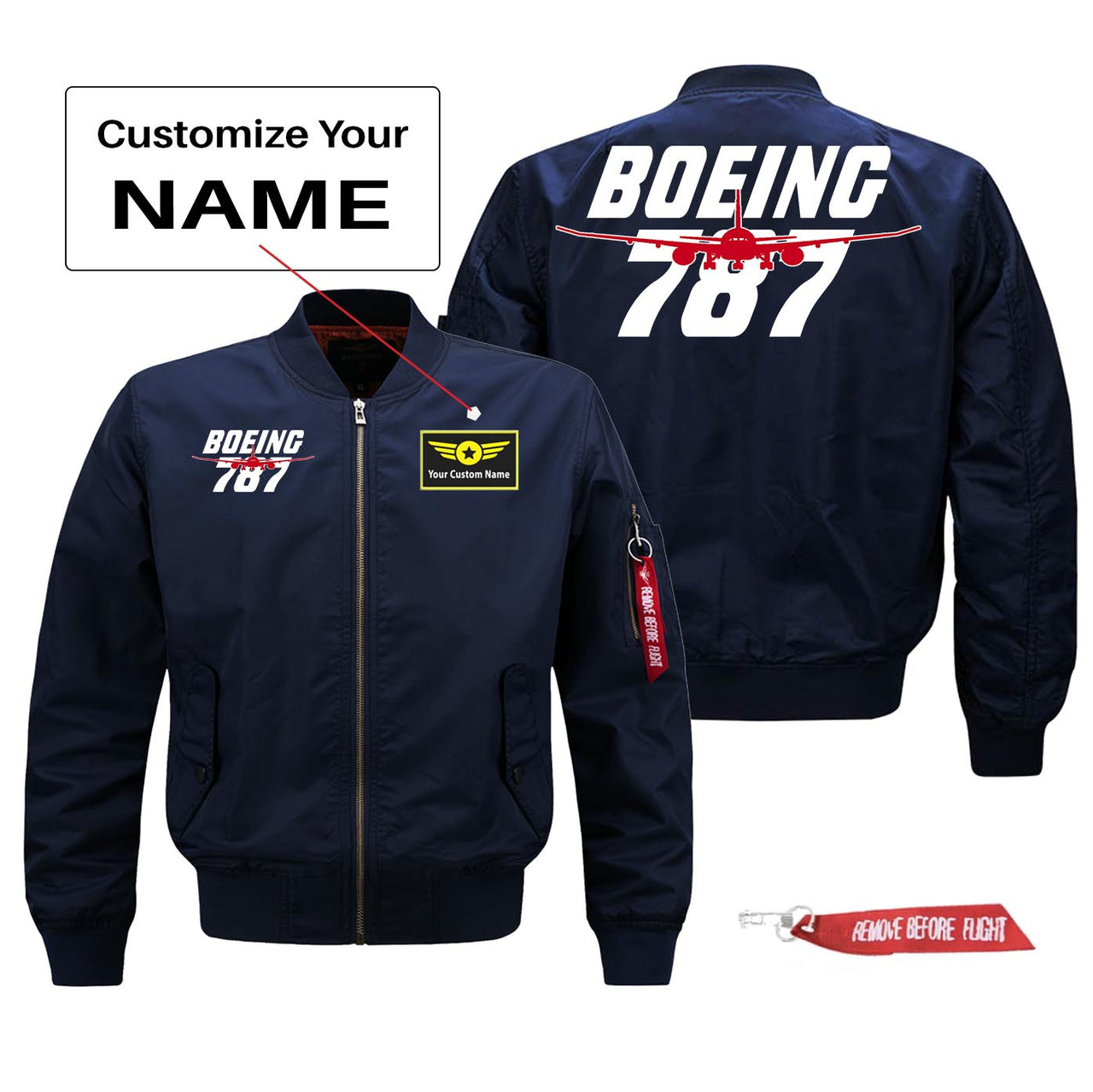 Amazing Boeing 787 Designed Pilot Jackets (Customizable)