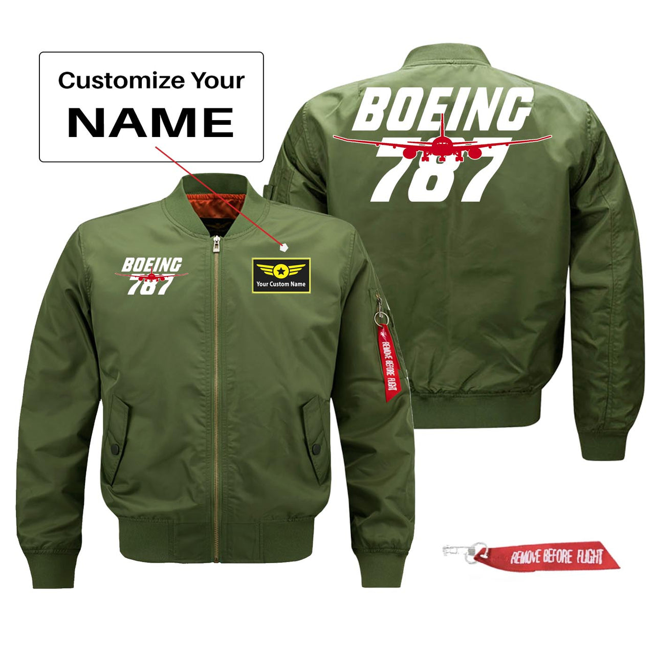 Amazing Boeing 787 Designed Pilot Jackets (Customizable)