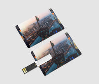 Thumbnail for Amazing City View from Helicopter Cockpit Designed USB Cards