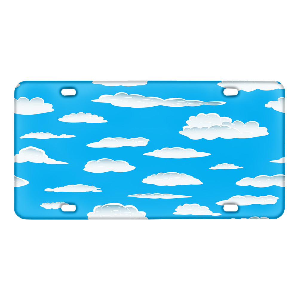 Amazing Clouds Designed Metal (License) Plates