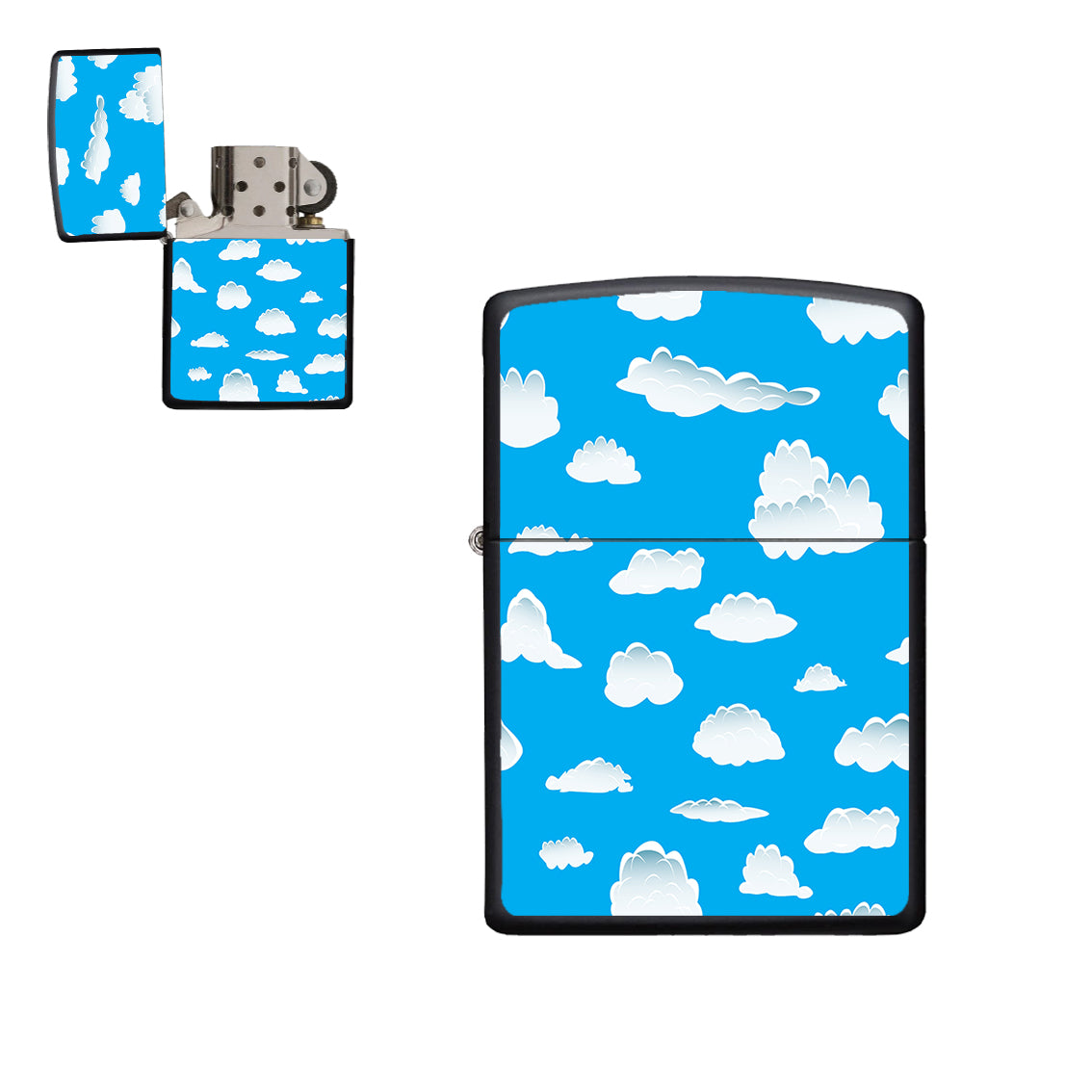 Amazing Clouds Designed Metal Lighters