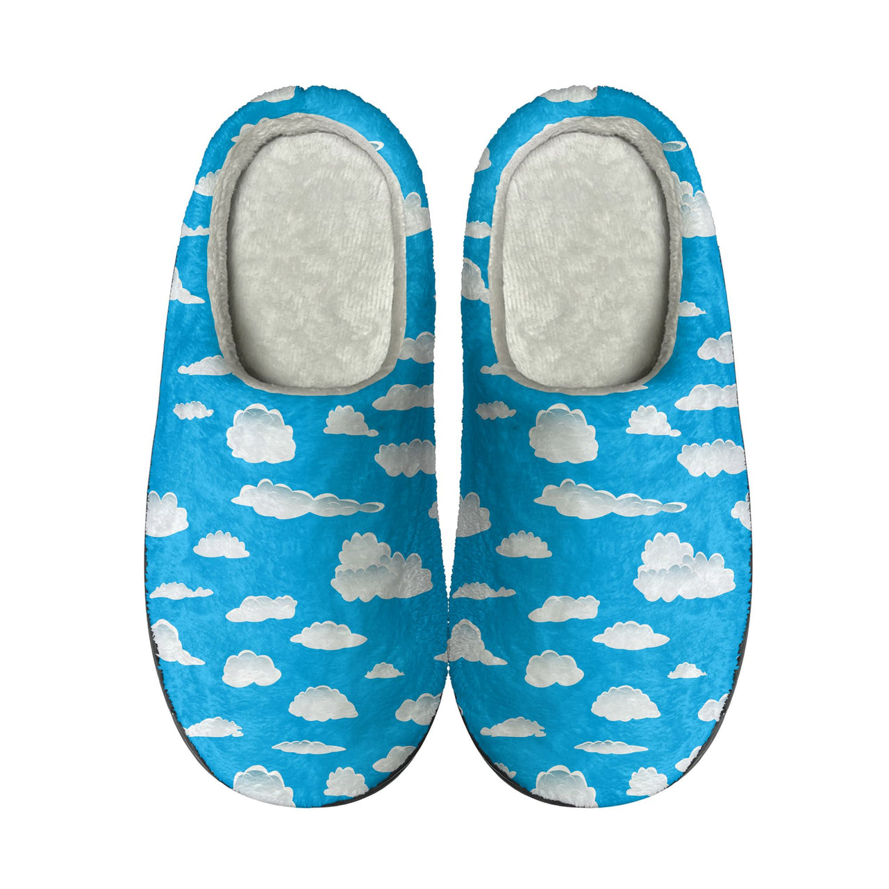 Amazing Clouds Designed Cotton Slippers