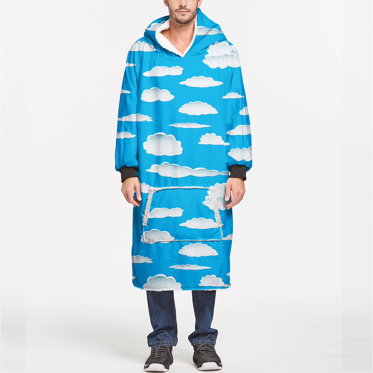 Amazing Clouds Designed Blanket Hoodies