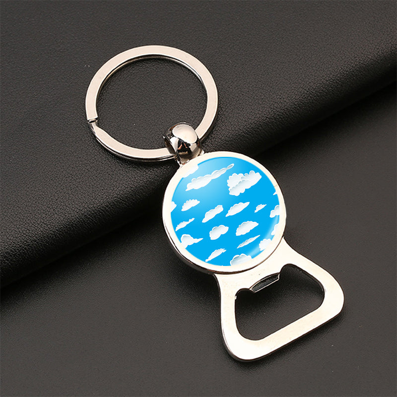 Amazing Clouds Designed Bottle Opener Key Chains