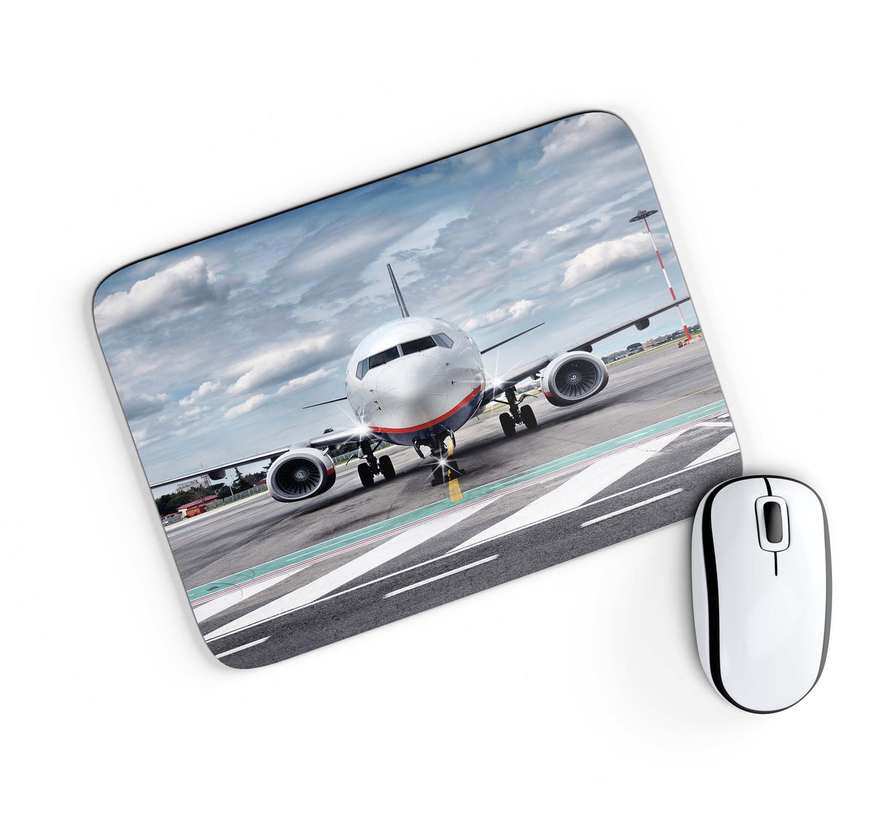 Amazing Clouds and Boeing 737 NG Designed Mouse Pads