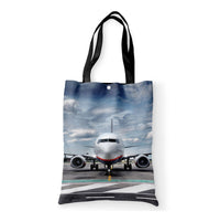 Thumbnail for Amazing Clouds and Boeing 737 NG Designed Tote Bags