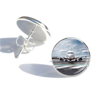 Thumbnail for Amazing Clouds and Boeing 737 NG Designed Stud Earrings