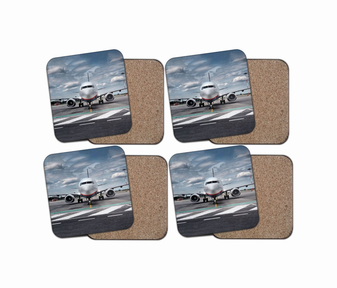 Amazing Clouds and Boeing 737 NG Designed Coasters
