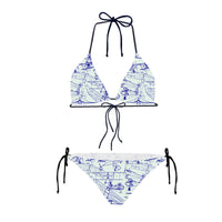 Thumbnail for Amazing Drawings of Old Aircrafts Designed Triangle Bikini