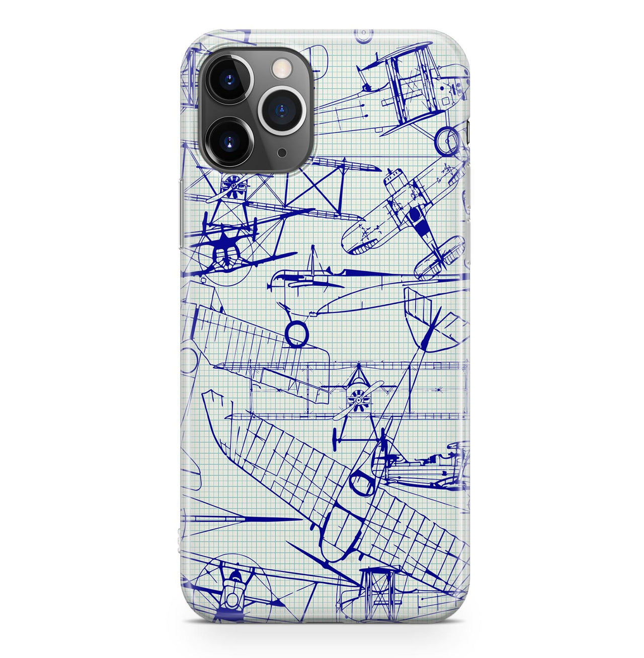Amazing Drawings of Old Aircrafts Designed iPhone Cases