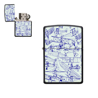 Thumbnail for Amazing Drawings of Old Aircrafts Designed Metal Lighters
