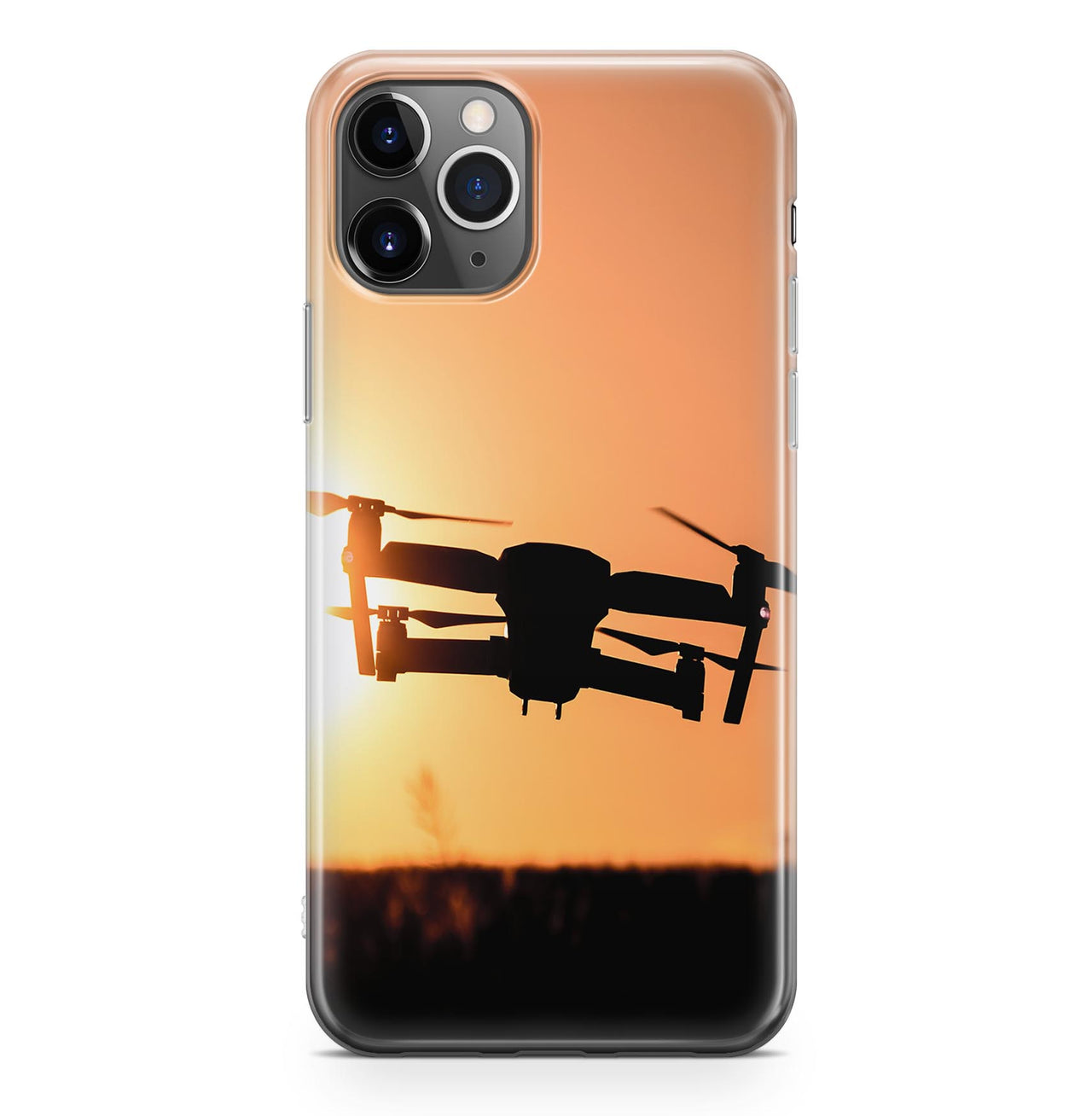 Amazing Drone in Sunset Designed iPhone Cases