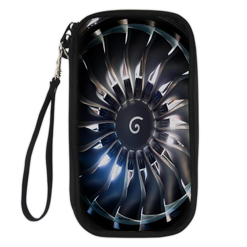 Amazing Jet Engine Designed Travel Cases & Wallets