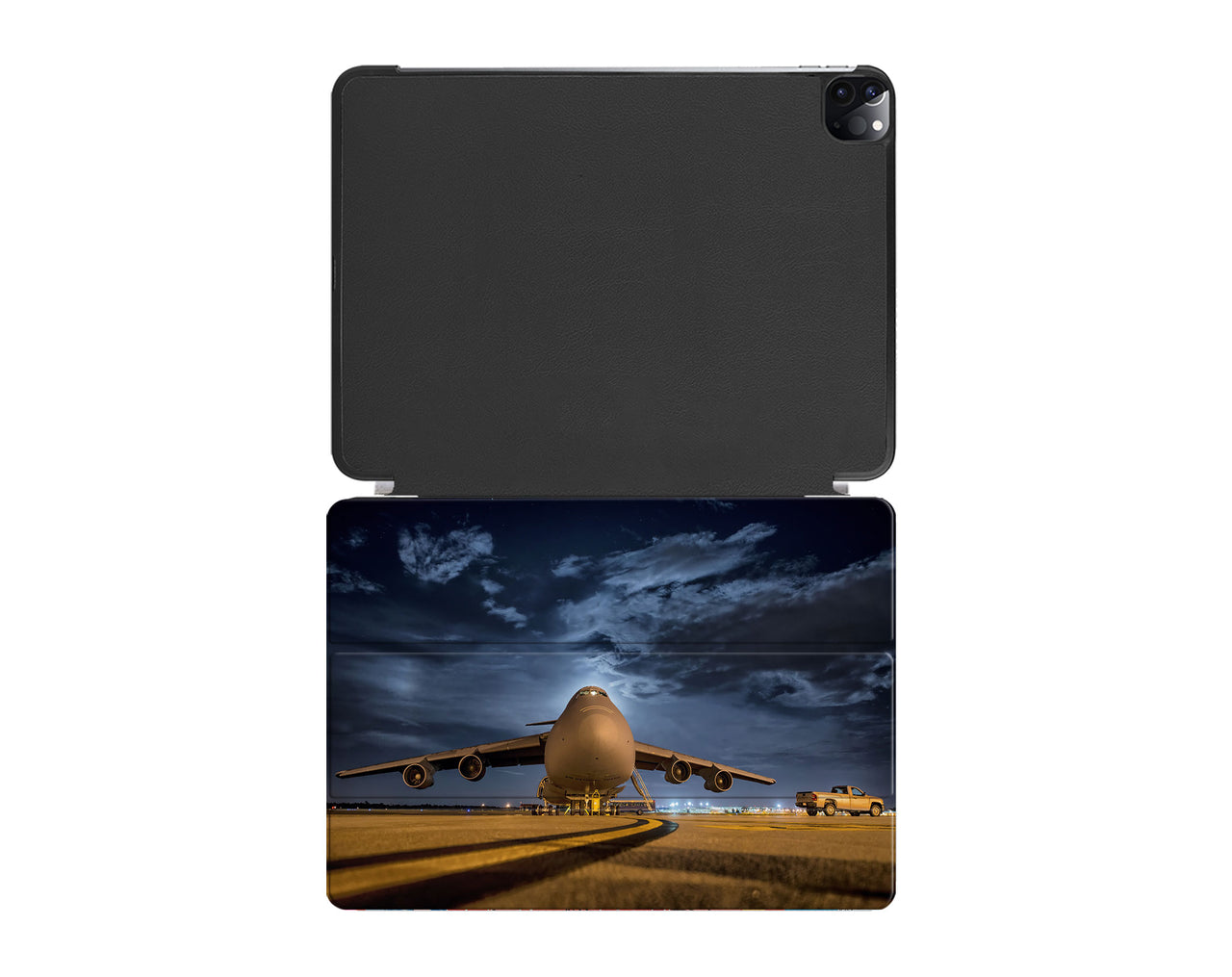 Amazing Military Aircraft at Night Designed iPad Cases