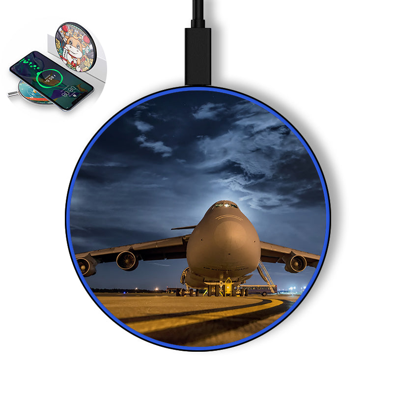 Amazing Military Aircraft at Night Designed Wireless Chargers