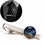 Amazing Military Aircraft at Night Designed Tie Clips