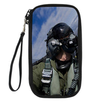 Thumbnail for Amazing Military Pilot Selfie Designed Travel Cases & Wallets