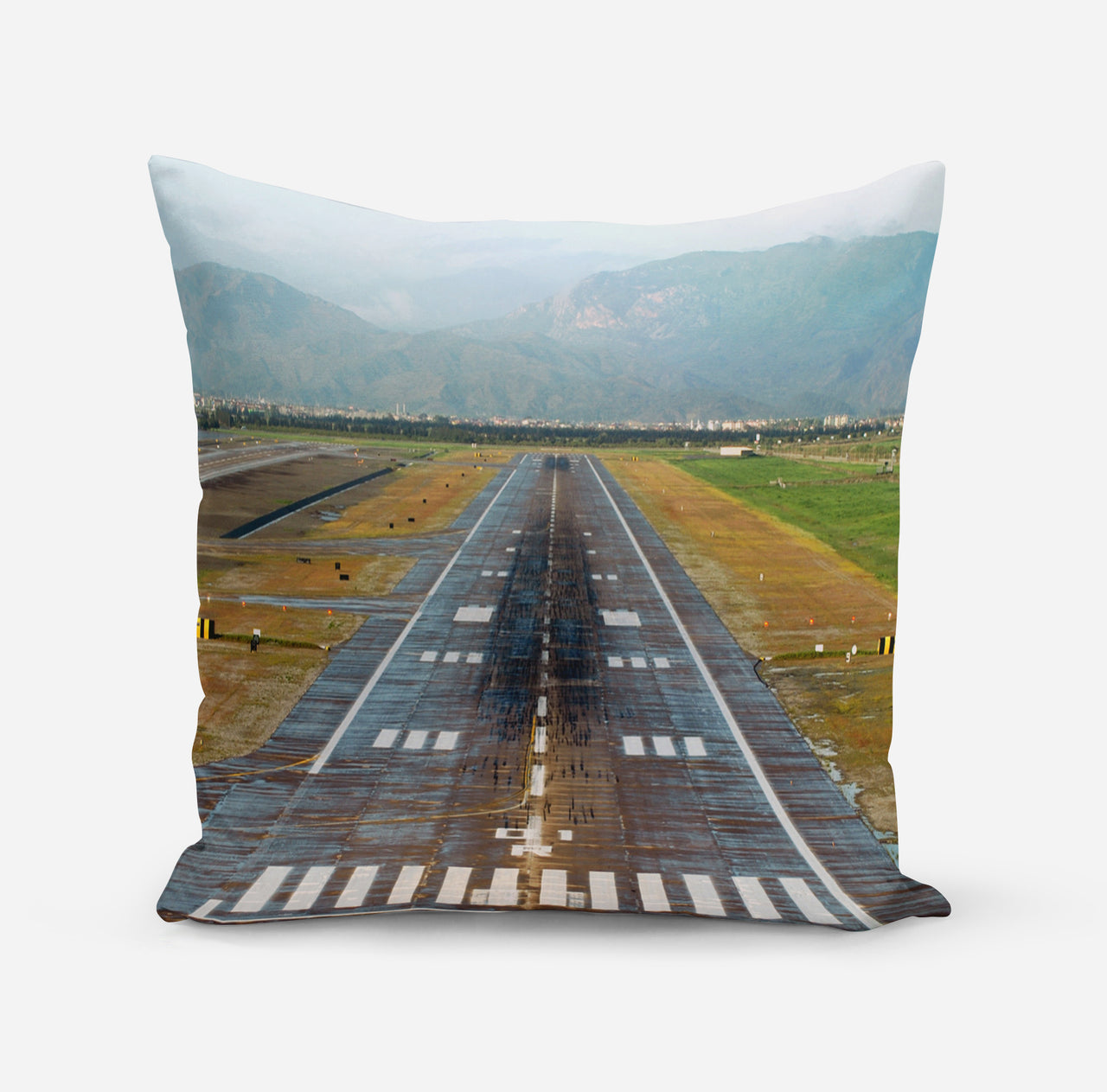 Amazing Mountain View & Runway Designed Pillows
