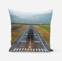 Thumbnail for Amazing Mountain View & Runway Designed Pillows
