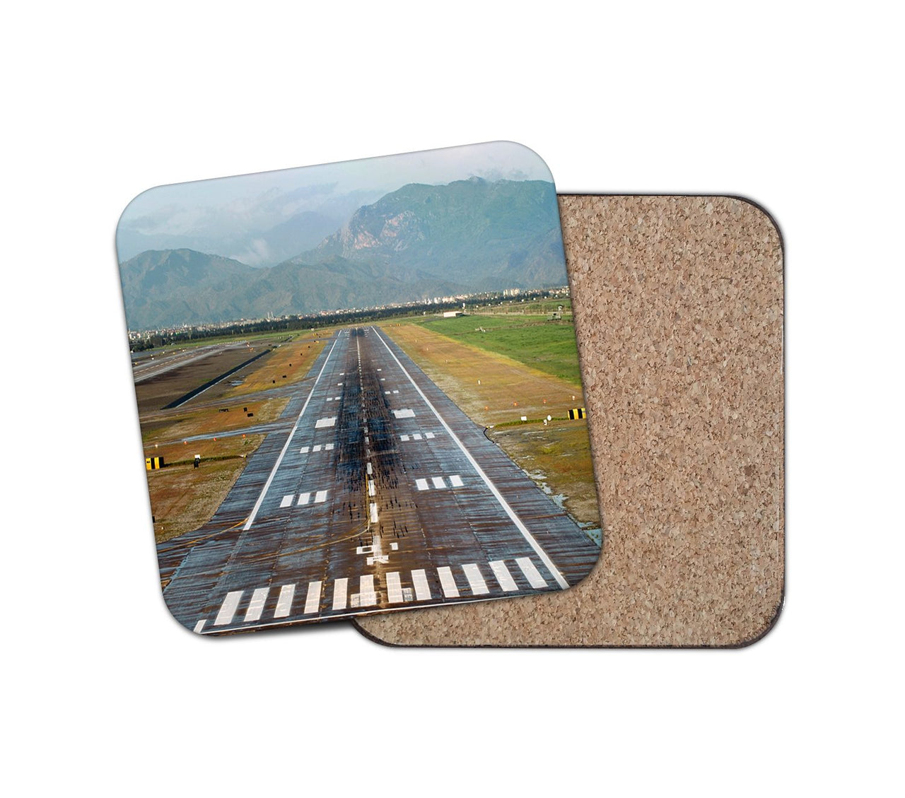 Amazing Mountain View & Runway Designed Coasters