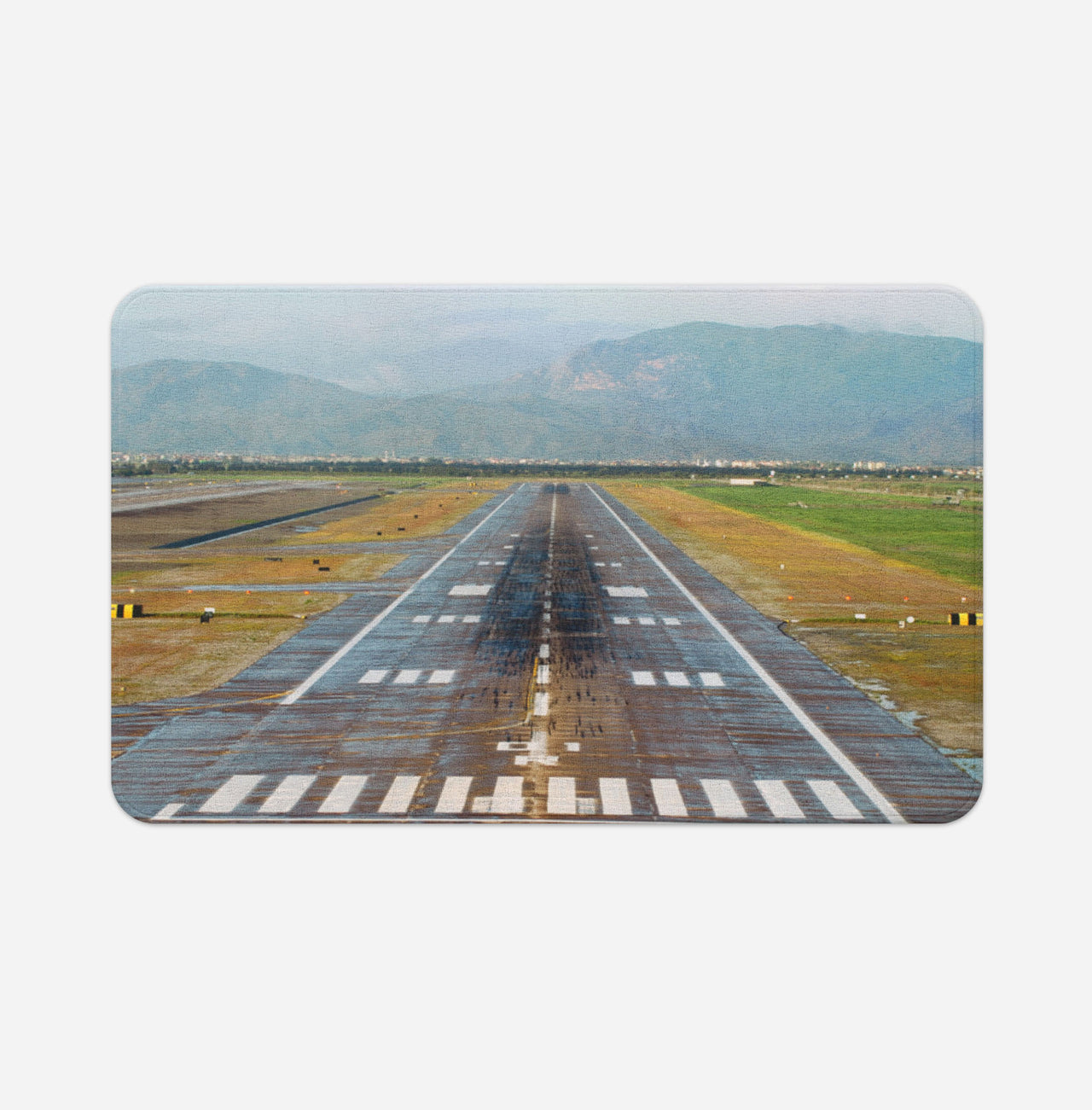 Amazing Mountain View & Runway Designed Bath Mats