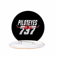 Thumbnail for Amazing Piloteyes737 aviation design pin in polished enamel.