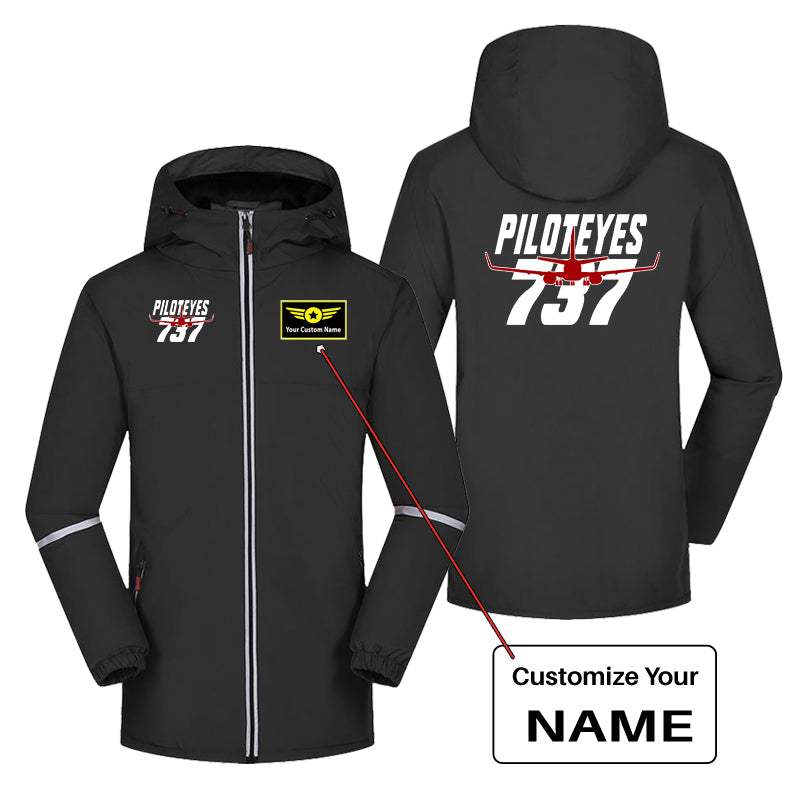 Amazing Piloteyes737 Designed Rain Coats & Jackets