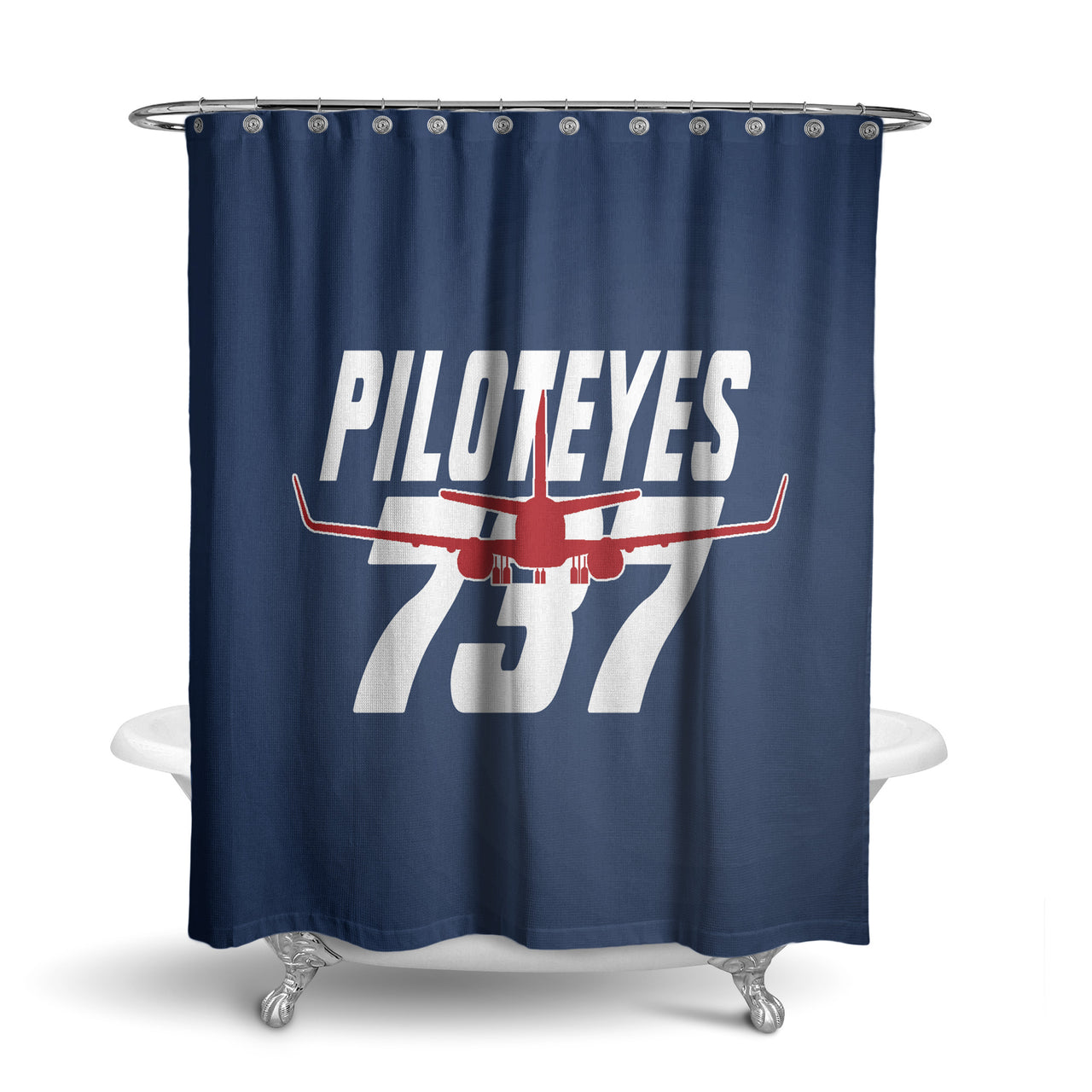 Amazing Piloteyes737 Designed Shower Curtains