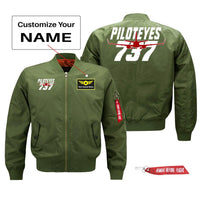 Thumbnail for Amazing Piloteyes737 Designed Pilot Jackets (Customizable)