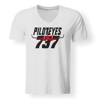 Thumbnail for Amazing Piloteyes737 Designed V-Neck T-Shirts