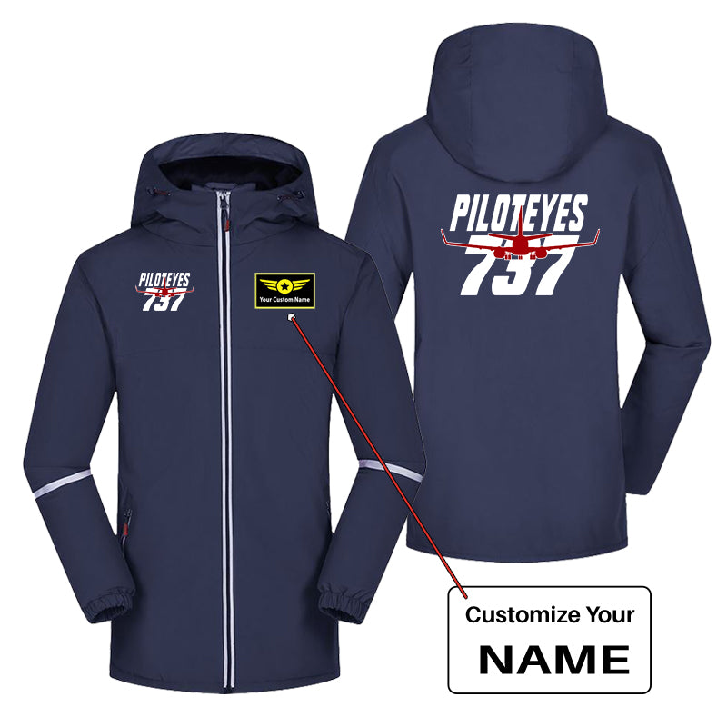 Amazing Piloteyes737 Designed Rain Coats & Jackets