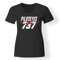 Thumbnail for Amazing Piloteyes737 Designed V-Neck T-Shirts