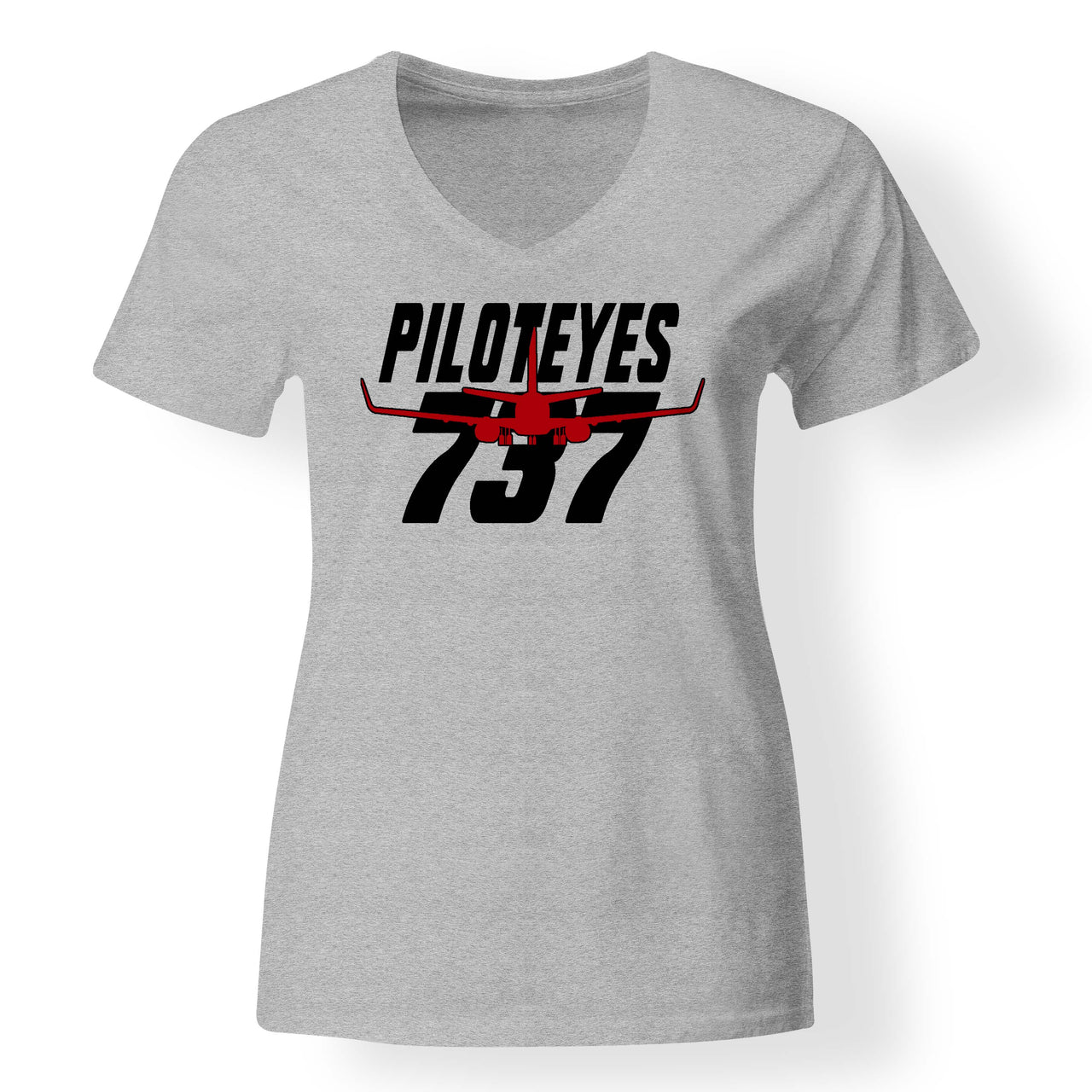 Amazing Piloteyes737 Designed V-Neck T-Shirts