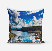 Thumbnail for Amazing Scenary & Sea Planes Designed Pillows