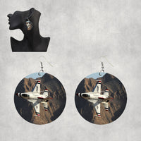 Thumbnail for Amazing Show by Fighter Jet 16 Designed Wooden Drop Earrings
